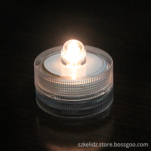 2017 Battery Power 6V Round Shape Color Change Waterproof Flash Tea Light For Indoor Wedding Decoration